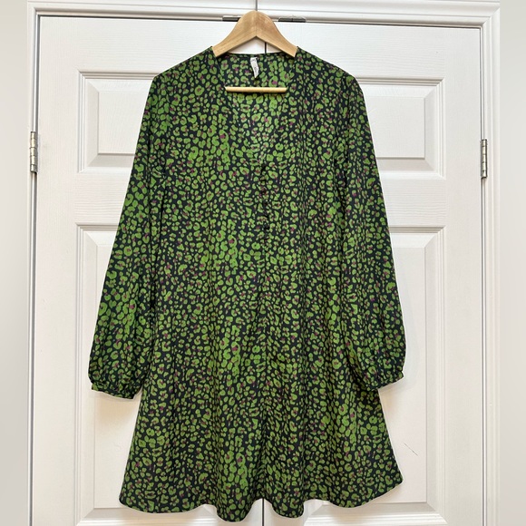 Mango Suit Printed Mini Dress - US 8 - Picture 2 of 4